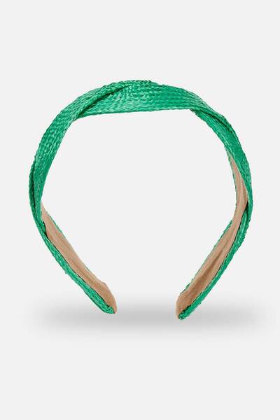 Dagi Green Women's Straw Crown Curled