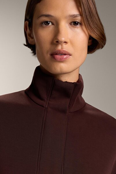 Oysho Long jacket with soft-touch modal and pockets