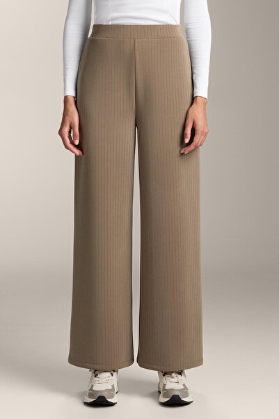 Oysho Yumuşak dokulu modal içeren düz çizgili pantolon