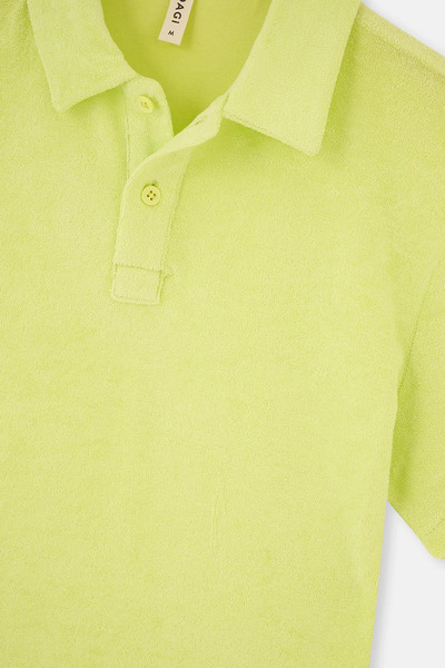 Dagi Πράσινη πετσέτα μπλουζάκι Polo Neck