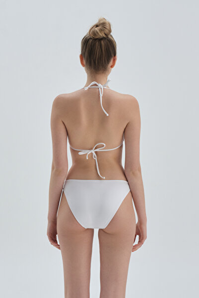 Dagi Λευκό κάτω μέρος για μπικίνι χαμηλής μέσης