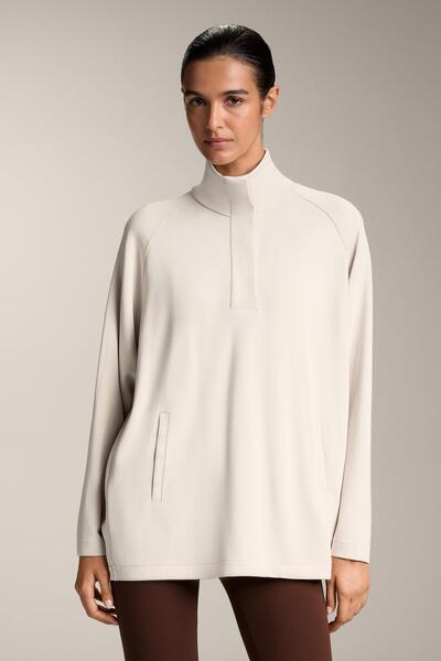 Oysho Back pleat long sweatshirt with soft-touch modal