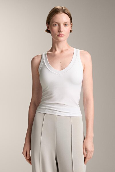 Oysho Rib modal blend tank top