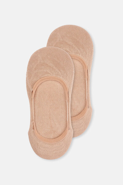 Eros Women's 2-Piece Bamboo Basic Babet Socks