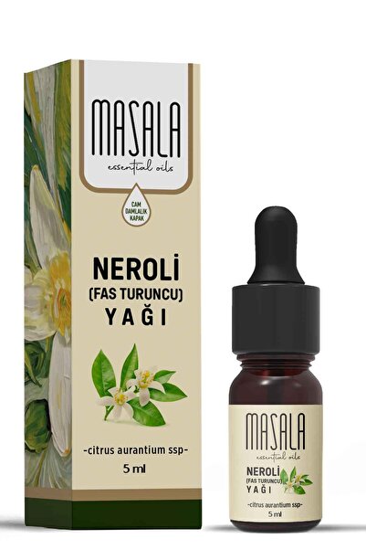 Masala زيت زهر البرتقال - زيت زهر البرتقال 5 مل - زيت أساسي