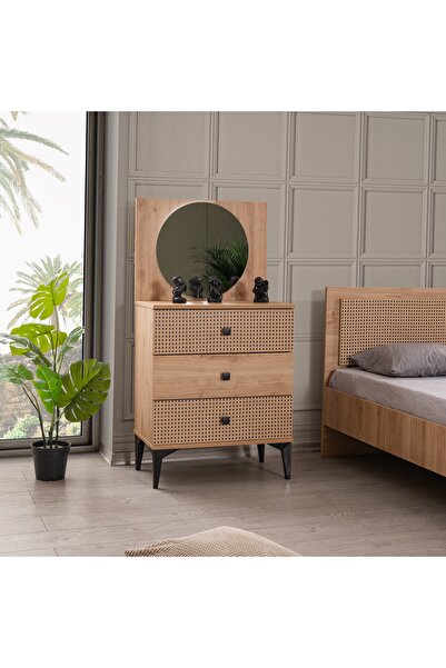 teknikgenç odası RUSTİK ŞİFONYER AYNALI