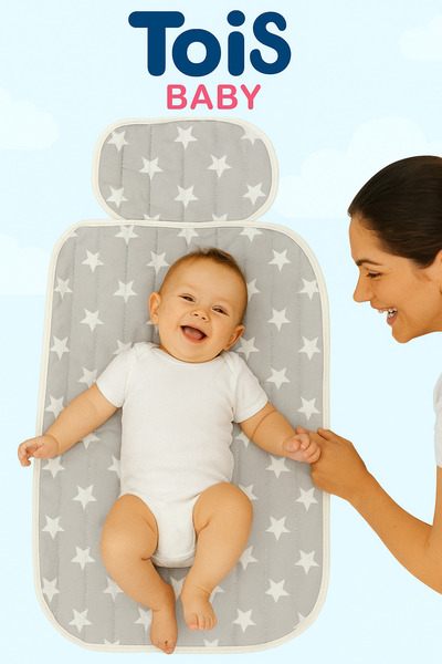 Tois Baby Practical Changing Mat Cushion Changing Pad Care Cover Gray