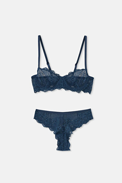 Eros ERSK1100 ANEMONE DANTEL YARIM BALCONE SÜTYEN TK.