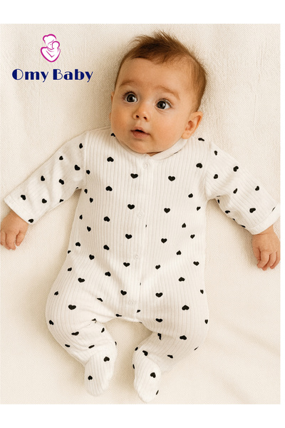 OMY Patterned Jumpsuit & Hospital Release Newborn Printed Jumpsuit