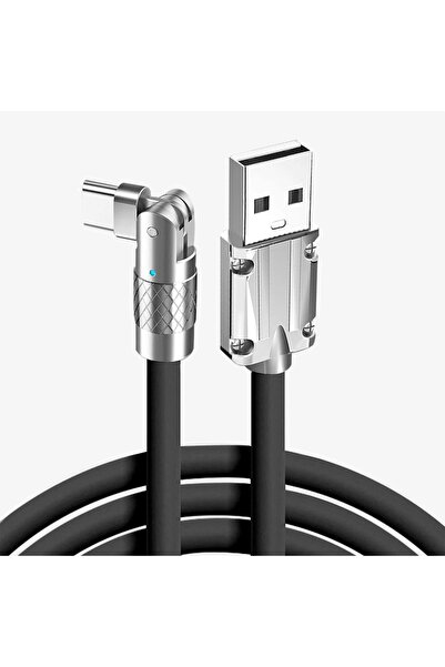 Timebox Cablu de date și încărcare rapidă 120W, rotație 180 de grade, QC 3.0,...