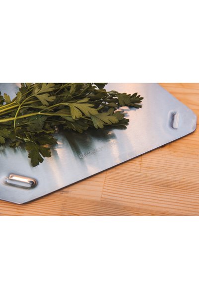 GARTNER Chopping Board - Stainless Steel - Small Size - 26X34Cm