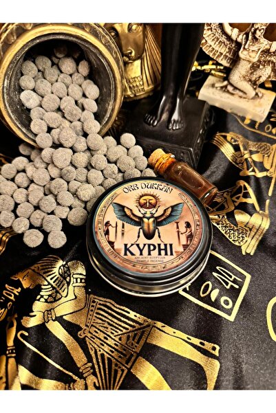 Orb dükkan Kyphi | Antik Mısır Tütsüsü Doğal El Yapımı Pelet Tütsü
