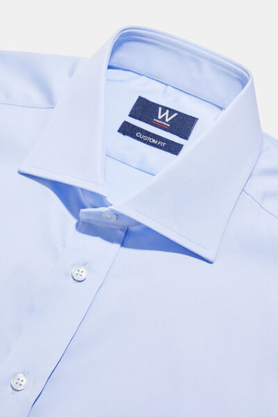 W Collection MAVİ UZUN KOLLU GÖMLEK