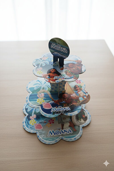 Deniz Party Store Kek Standı Moana Temalı