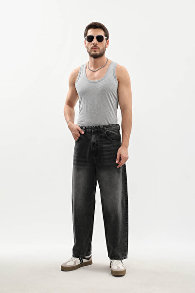 BANNY JEANS Erkek Skater Fit Jean Pantolon Antrasit
