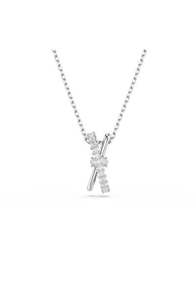 Swarovski 5689723 Kolye Hyperbola:Pend 2 Band Whıte/Rhs