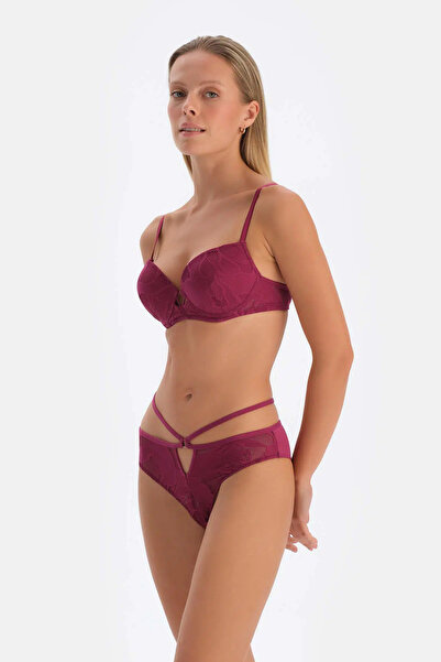 Dagi Mürdüm Önü Detaylı Balenli Dolgulu Sütyen