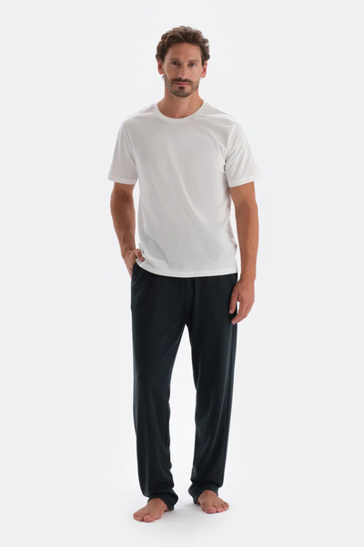 Dagi قاع واحد من قماش الجاكار المحبوك باللون الأخضر