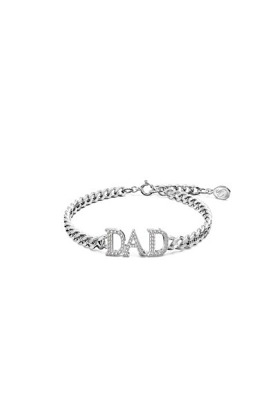Swarovski 5658330 Bilezik Mother'S Day:Bracelet Dad Whi/Rhs L