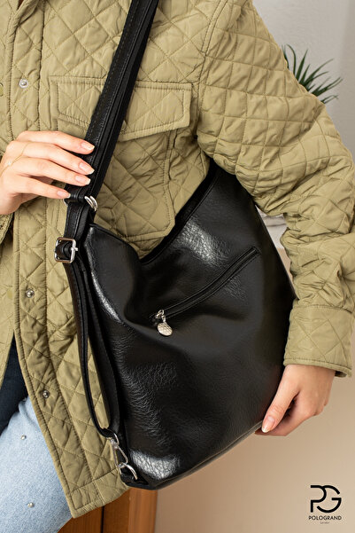 POLOGRAND London Original Women's Shoulder and Backpack - Large Size Crossbody Adjustable Strap Practical and Stylish Bag