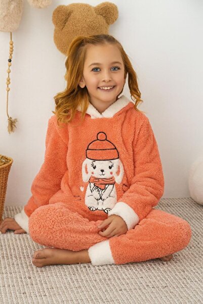 RAPAPA Girl's Fleece Welsoft Pajama Set – Warm Soft Fabric for Cold Days 42557
