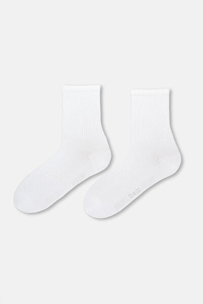 Eros Бели мъжки спортни чорапи Coolmax