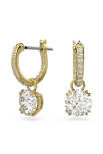 Swarovski 5638802 Küpe Constella:Pe Drop M Whıte/Gos