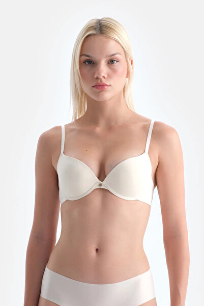 Dagi Ecru Blossom Underwire Semi-Padded Bra