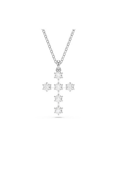 Swarovski 5675576 قلادة سواروفسكي سواروفسكي insigne:Pend Cross_Constella Whi/Rhs