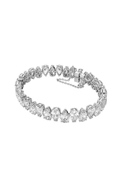 Swarovski 5598350 Bilezik Millenia:Bracelet Pear Whıte/Rhs