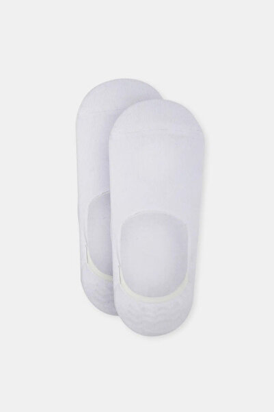 Dagi White Men's Cotton Short Invisible Socks