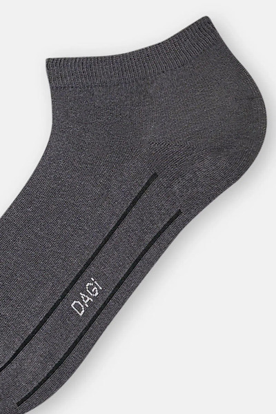 Dagi Antrasit Erkek Pamuklu Patik Çorap