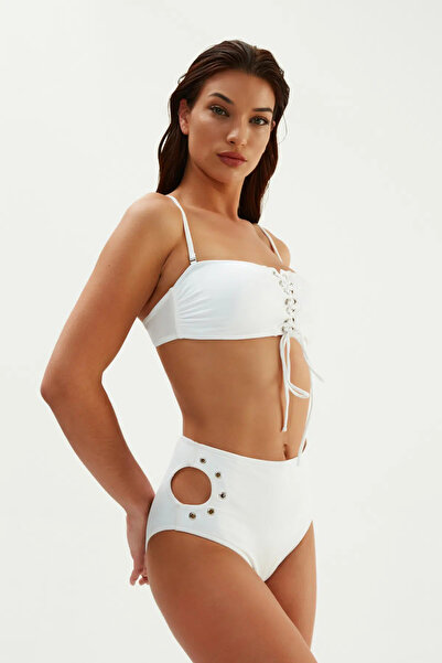 Eros Білий 2027Esbk Бікіні без бретелей Tk.