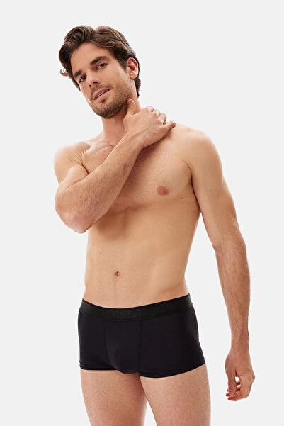 Dagi Siyah Basic Pamuk Boxer