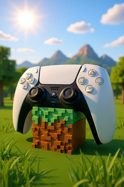 magicland Minecraft Temalı PS5 DualSense Standı