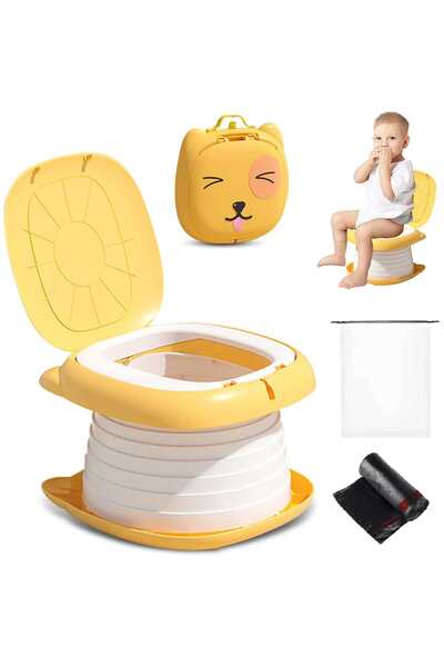 Timebox Toaletă pliabilă portabilă pentru copii, jucării, pentru călătorii, i...