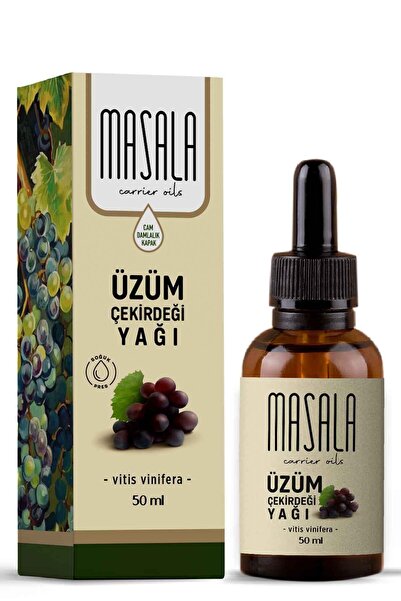 Masala Üzüm Çekirdeği Yağı 50 ml. Soğuk Pres