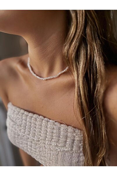 ttasdevri Minimalist Tatlı Su İncisi Gerçek Zarif İnci Kolye