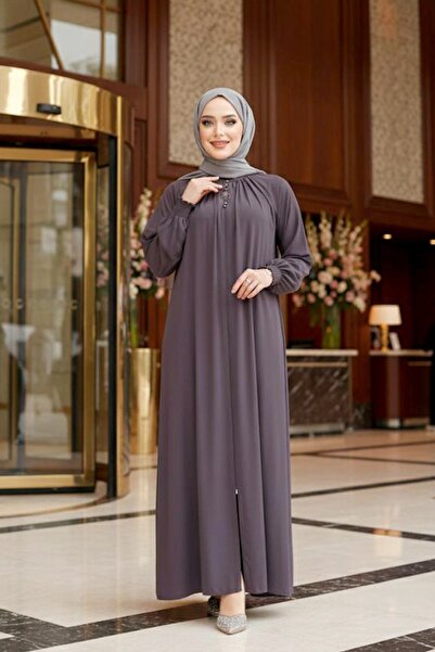 Neva Style حجاب أسود - سحاب، موديل 45293FU