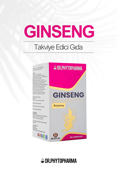 Dr Phytopharma Kırmızı Kore Ginsengi 100 mg Panax Ginseng + 17 İçerikli Premi...