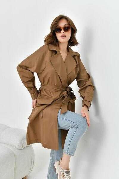 FTZ WOMEN Kadın Paraşüt Kap Vizon 30745