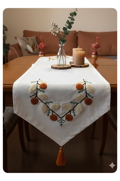 zera collection Modern Runner - Punch Embroidered - American Service