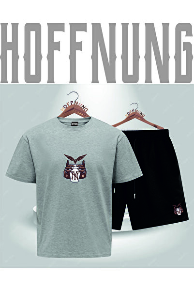 HOFFNUNG Full Pants T-Shirt Shorts My Cup 2 Hand Printed Full Pants Set