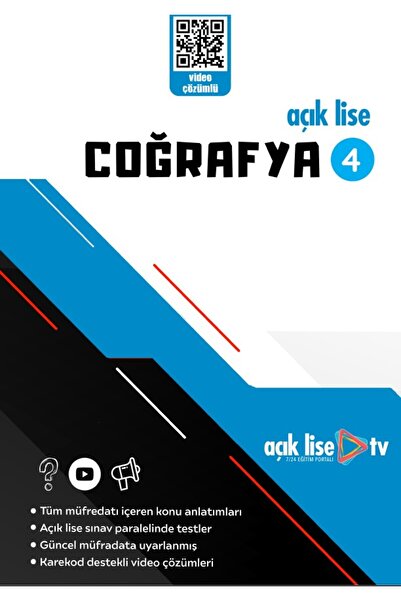 Açık Lise TV Açık Lise COĞRAFYA 4 - Konu Soru - Güncel Müfredat
