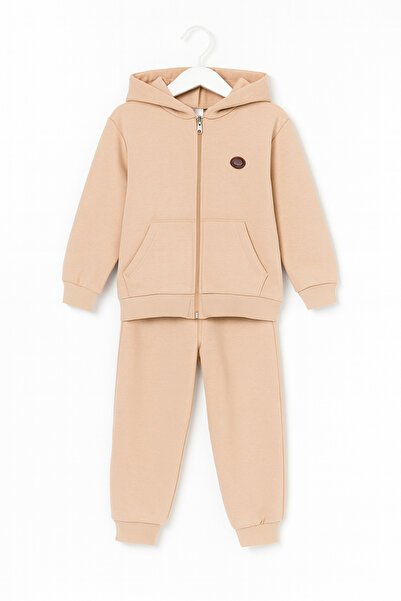 küçükalp طقم رياضي للأطفال مع قلنسوة من الصوف 6 - 11