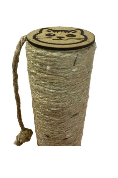 Home 50 cm Scratch Board Square Beige Natural Rope