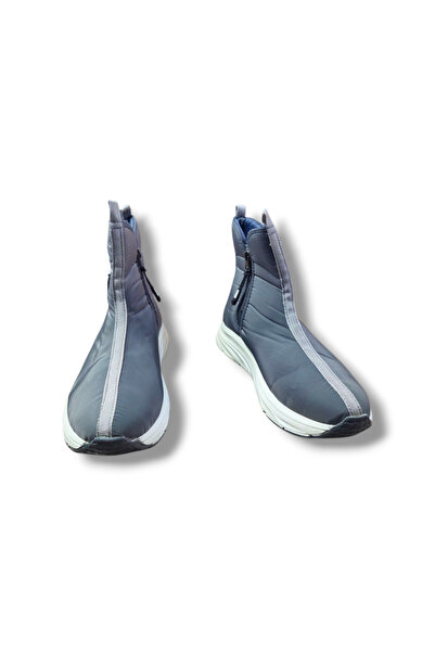 BARONES SHOES SU GEÇİRMEZ FERMUARLI GRİ PARAŞÜT KAR BOTU