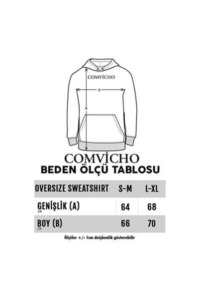 COMVİCHO Unisex Luka V1 Design Printed Oversize T-Shirt