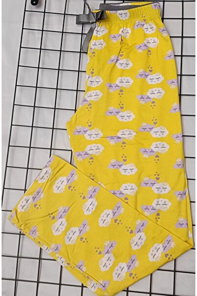 Lady Queen Lycra Ring Viscose Bottom Pajamas