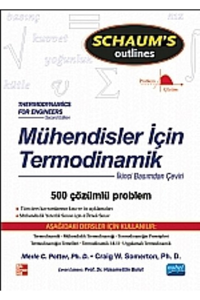 Nobel Akademik Yayıncılık Mühendisler İçin Termodinamik